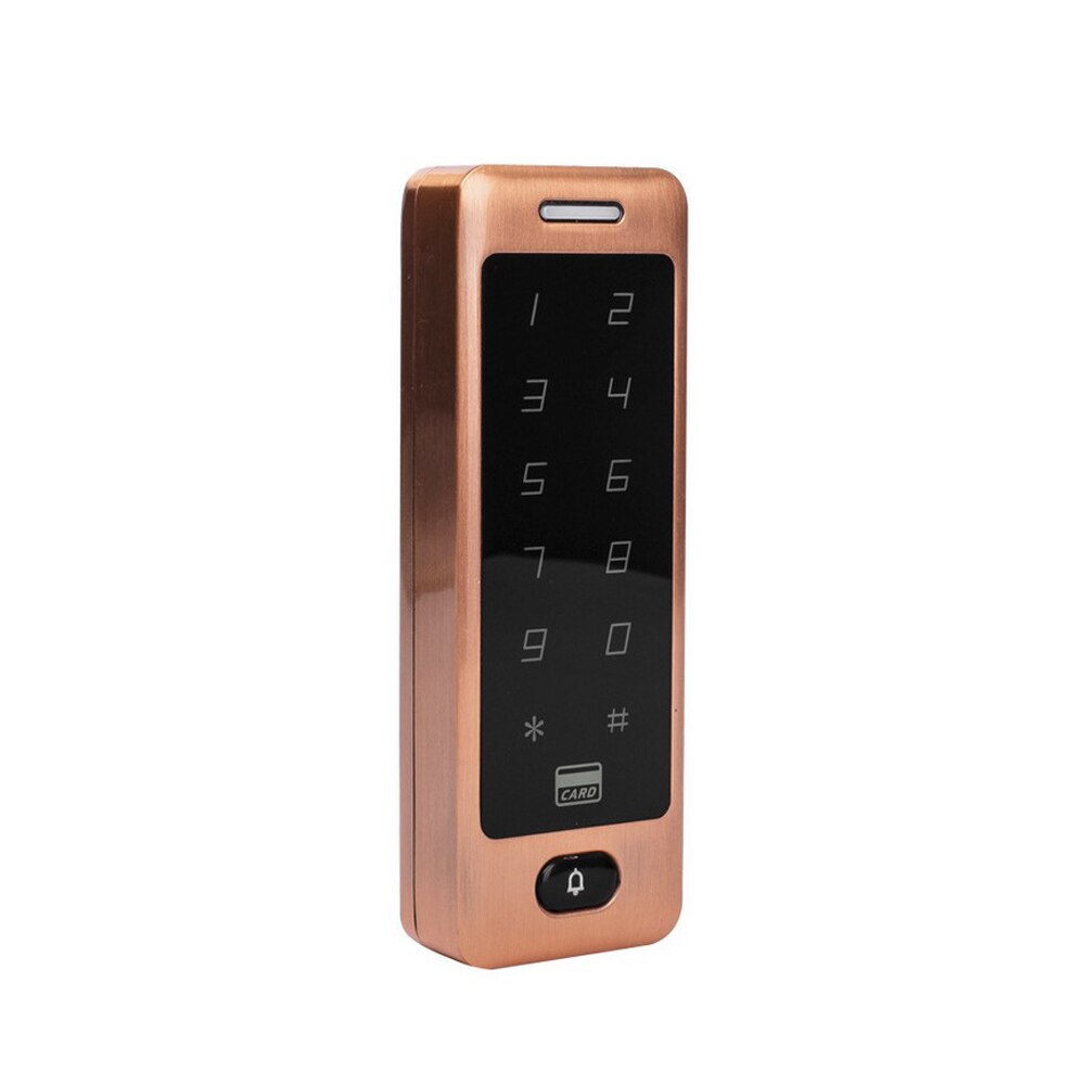 Waterproof Touch Metal RFID Access Control Electronic Door Lock Electric Gate Opener Smart Keypad Case Reader 125khz ID Card