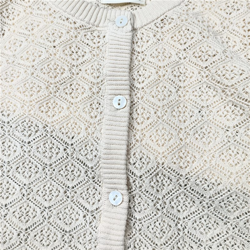 Lente en zomer meisje holle trui kinderen dunne cardigan