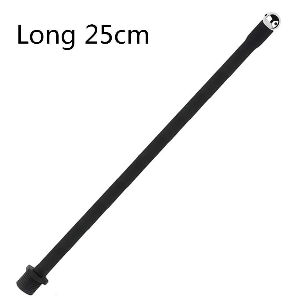Joustava peräruiske-bideeletku silikoninen mukava suutin peräruiskekiinnike 50cm-200cm letkua kylpyhuoneen lisävarusteet: Valkoinen