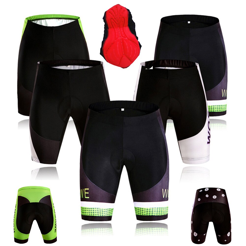 Wosawe høyelastiske sykkel-motorsykkelshorts til menn 3d polstrede støtsikker hurtigtørkende pustende mtb-sykkel-terrengsykkelshorts