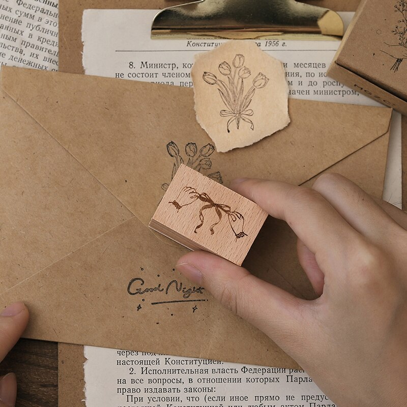 Jahrgang Strauß Blume der Poesie dekoration stempel holz stempel für scrapbooking schreibwaren DIY handwerk Standard stempel