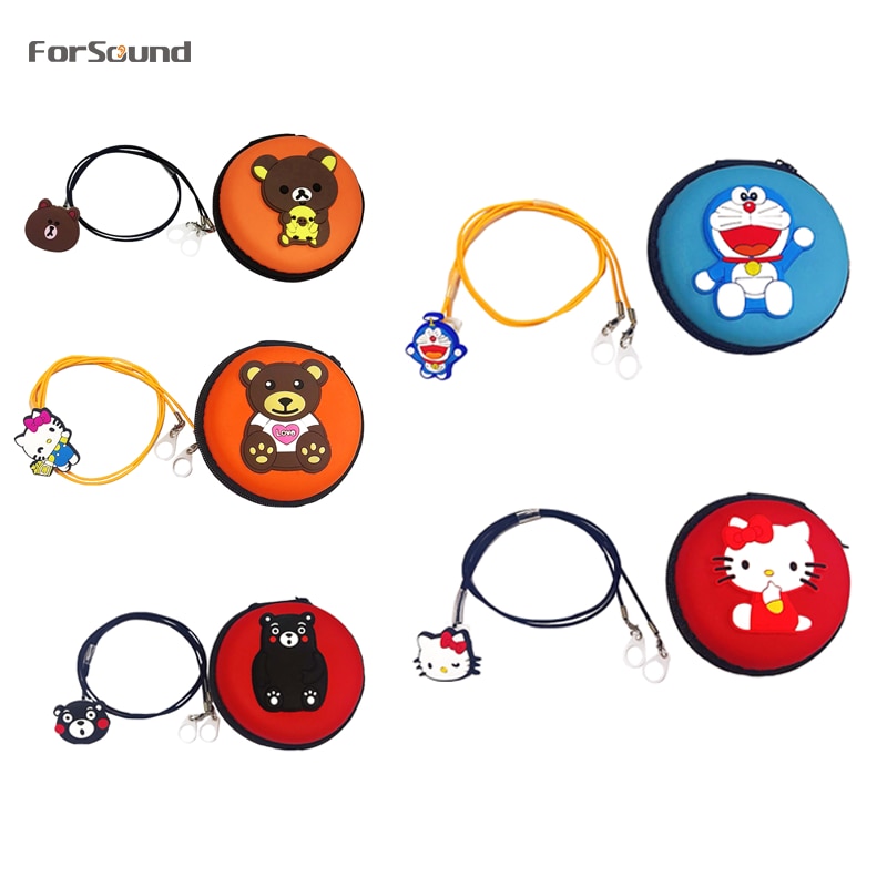 Kids BTE Hearing Aid Clip Safety Line Otoclip for Preventing Falling and Loss Binaural