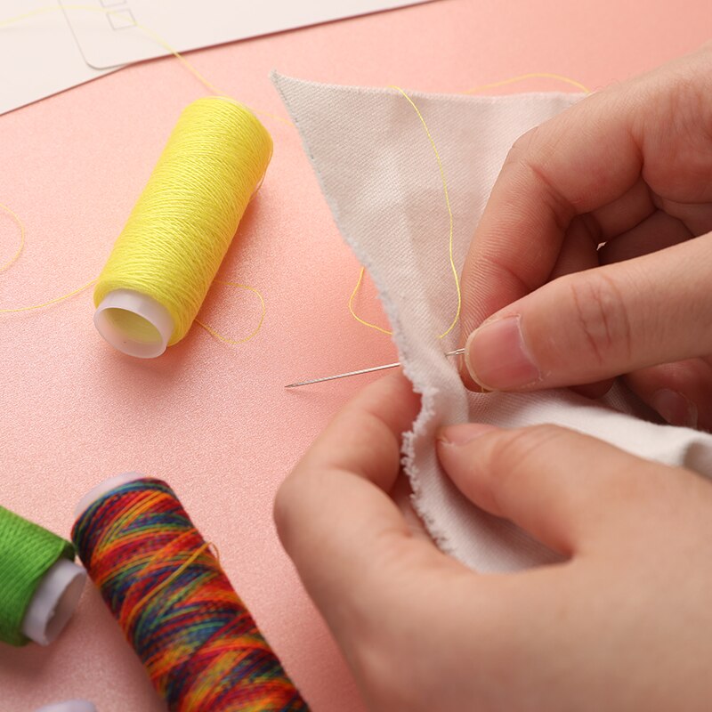 MIUSIE Mixed Colors Sewing Thread Yarn Machine Hand Embroidery Thread DIY Household For Sewing Supplies Tool