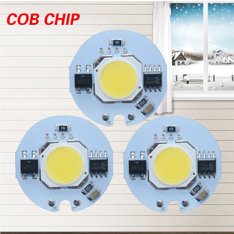 LED Light Matrix 3W 5W 7W 9W LED COB Chip Lamp 110V 220V 27mm Diode Array Outdoor Floodlight Spotlight Matrix Cold/Warm White