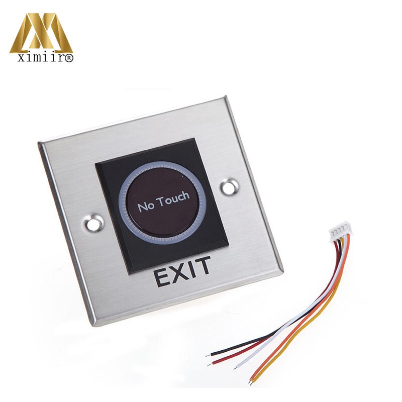 Access Control Sensor Stainless Steel Infrared Exit Button E10A Exit Swich Push Button
