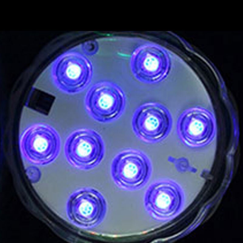 Mini ufo-ljus dränkbar led akvariebelysning rgb fjärrkontroll vattentät led-lampa för akvarium och dekoration av hus