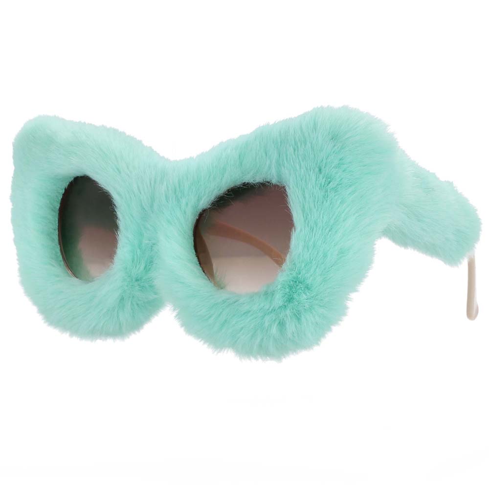 Gafas De Sol De ojo De gato para mujer, lentes De terciopelo De piel suave, estilo Punk, a la , UV400, hechas a mano, 54190: Naranja