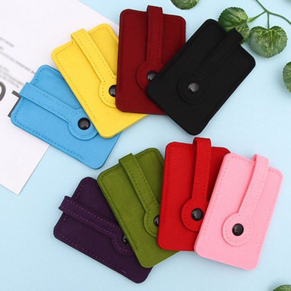 Unisex Autosleutel Portemonnee Portemonnee Wolvilt Sleutelhanger Holder Pocket Keys Organizer Pouch Case Bag