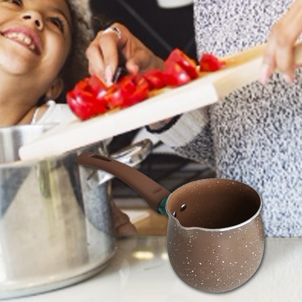 Anti-broeien non-stick Koffie Melk Pot Nuttig Draagbare Soeppan Koken Tool non-stick Melk Pot mini Saus Pan Soeppan