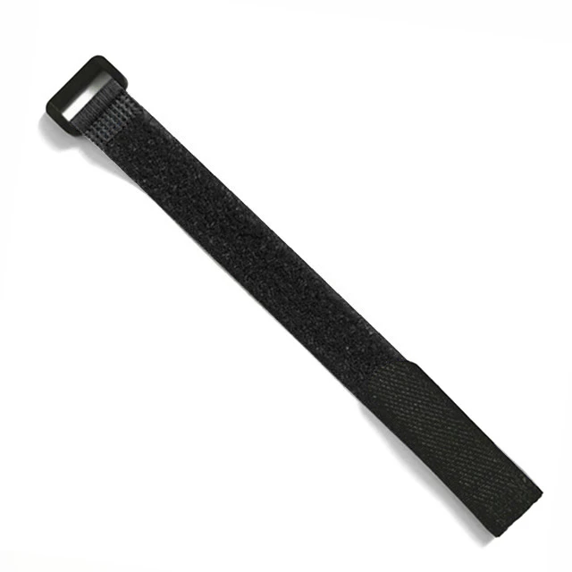 10 pezzi nylon fibbia inversa gancio e cinghia ad anello fascette riutilizzabili cinghie per cavi per filo organizzatore nastro di fissaggio 20/30/40 cm: 20mm / nero