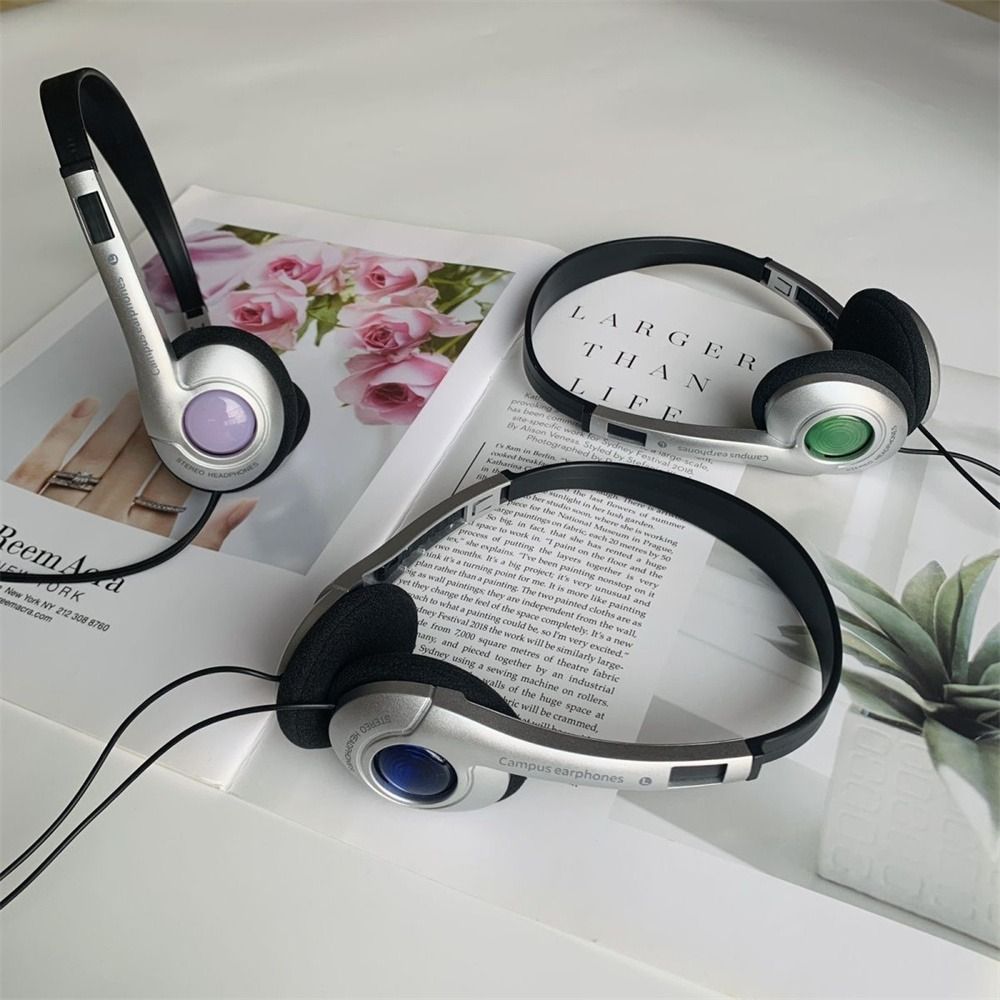 Auriculares Retro con cable para exteriores, audífonos clásicos con personalidad Millennium Wind Y2K, tipo C, Mp3