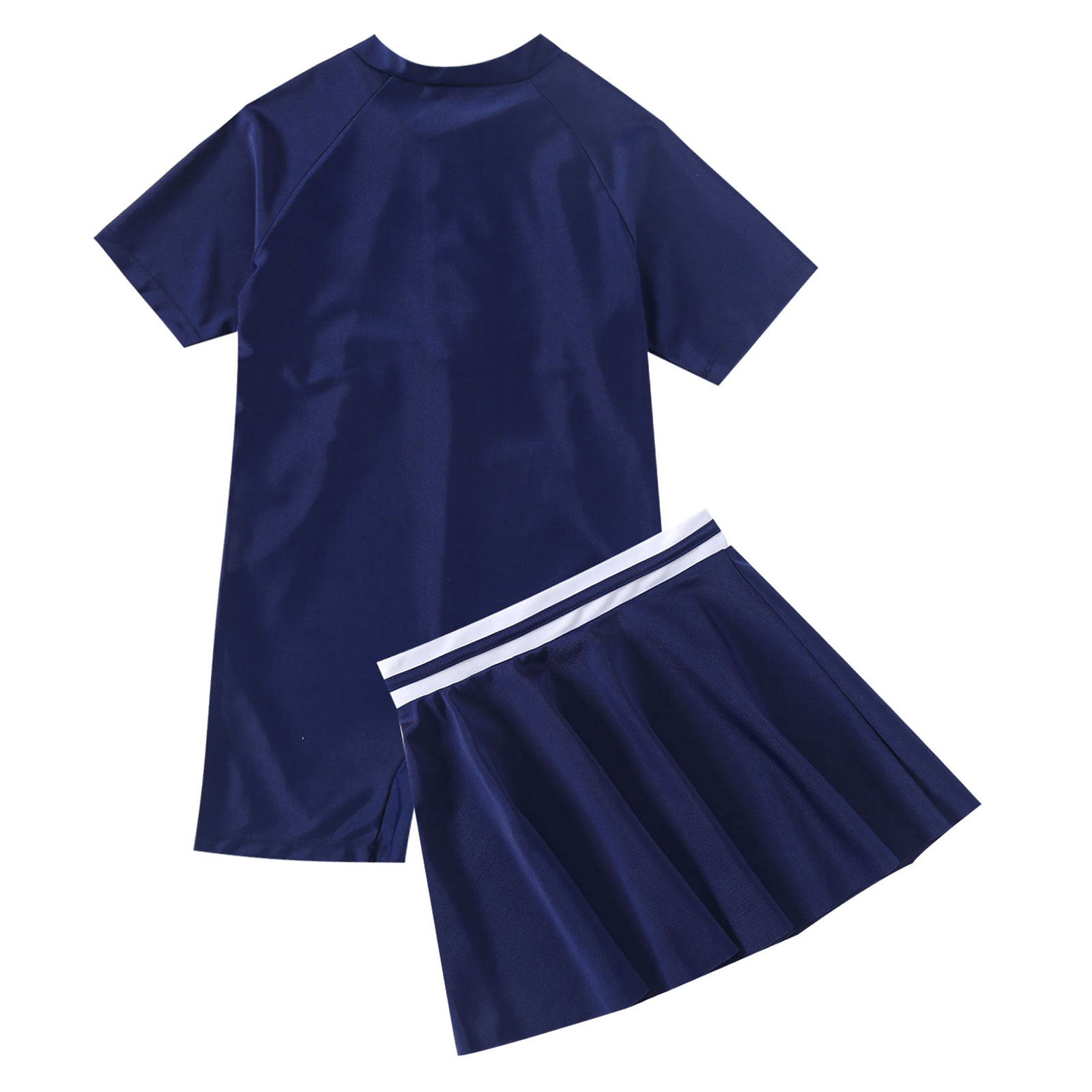 Kids Teens Swimwear Sets Pink Swim Tops with Skirt Bikini Set Girls Beachwear Tankini Swimwear Swimsuit Bathing Suit Outfits