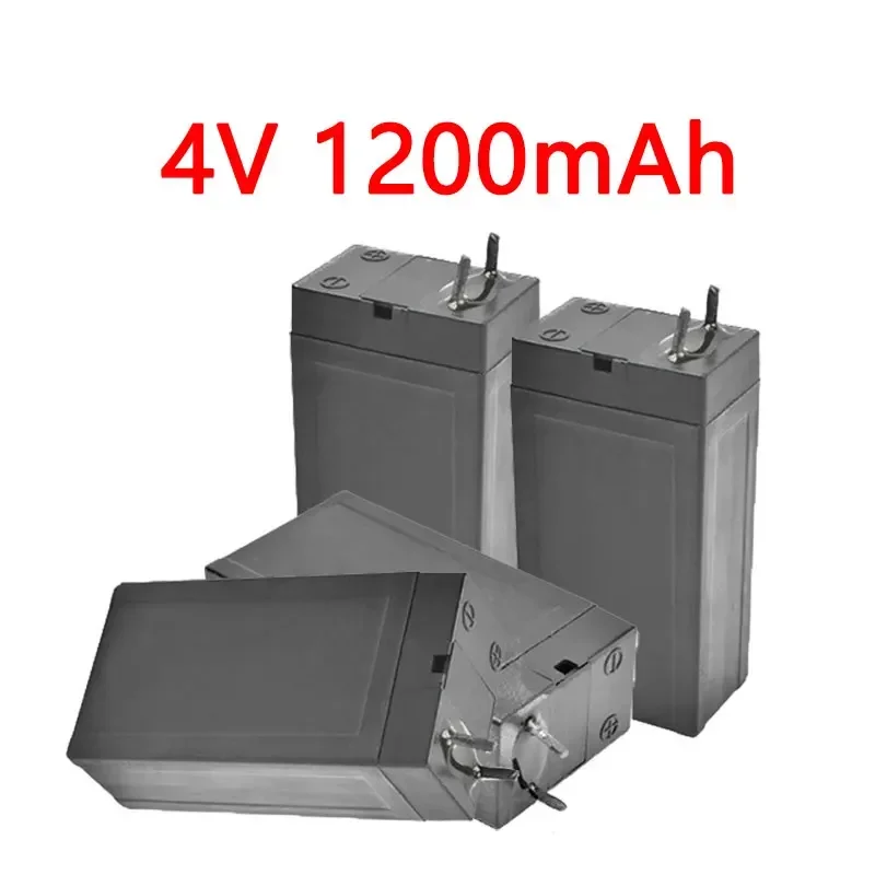 PURFIELD 4V Batteria al piombo 1200mAh Batterie ricaricabili di accumulo Torce elettriche Lampada a LED Fari Scacciamosche elettrico