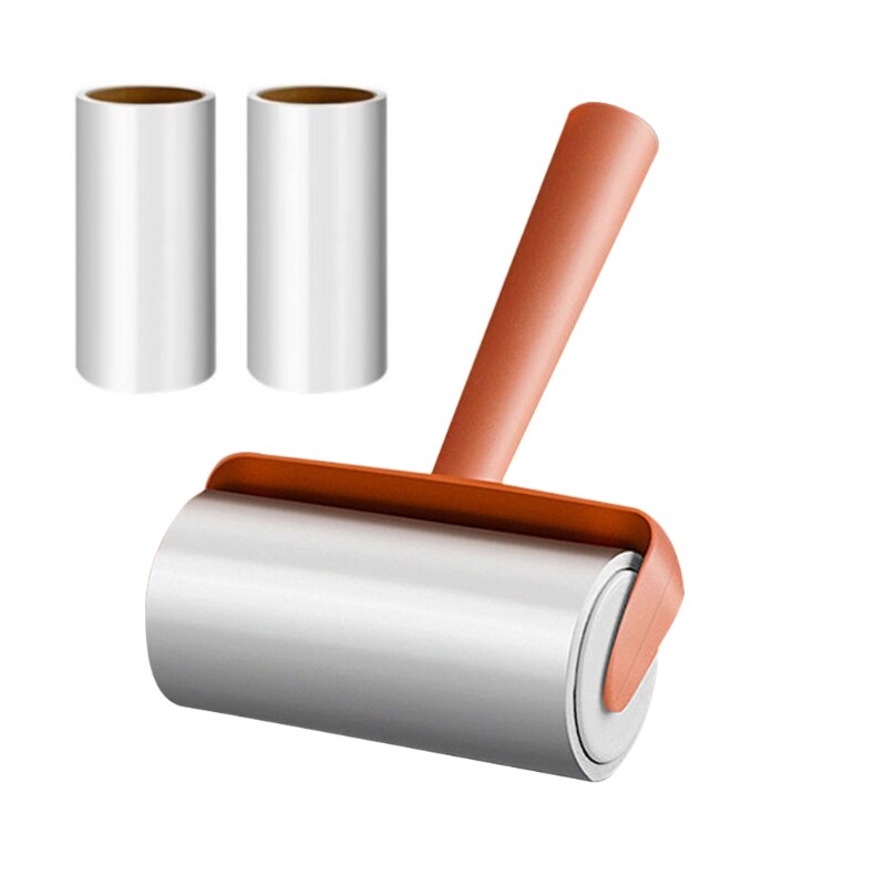 Tearable Roll Paper Sticky Roller for Home Living Room Bedroom Floor Sofa Dust Wiper Pet Hair Clothes Carpet Tousle Remover Tool