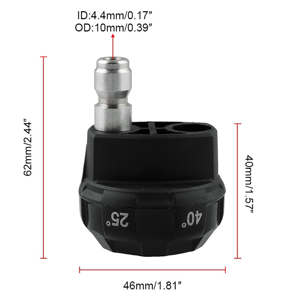 6 in 1 Hochdruck Waschanlage Düse schnell anschließen Tipps für Auto Waschen 1/4 zoll Wasser Spalte sprühen Dusche Fan Auto Reinigung Zubehör