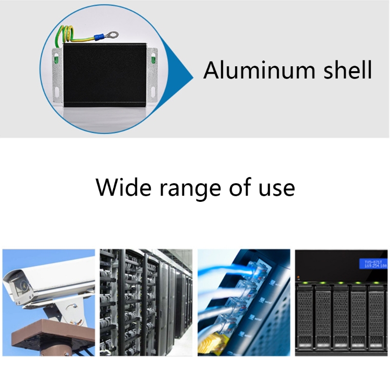 Ethernet Network Power RJ45 Overspanningsbeveiliging-Thunder Arrester Schakelaar Camera Spd