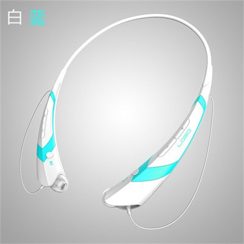 Sports Bluetooth Headset HBS760 Wireless Stereo Neck Hanging Bluetooth Headset V4.1 Headphone Neck Hanging High Fidelity Call: PURPLE