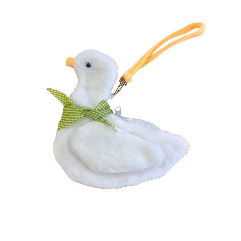 Han Ins Mooie Meisje Hart Eendje Komen Op Eend Originaliteit Kleine Verandering Pakket Coin Headset Pakket Pop Hanger Kaart Pakket