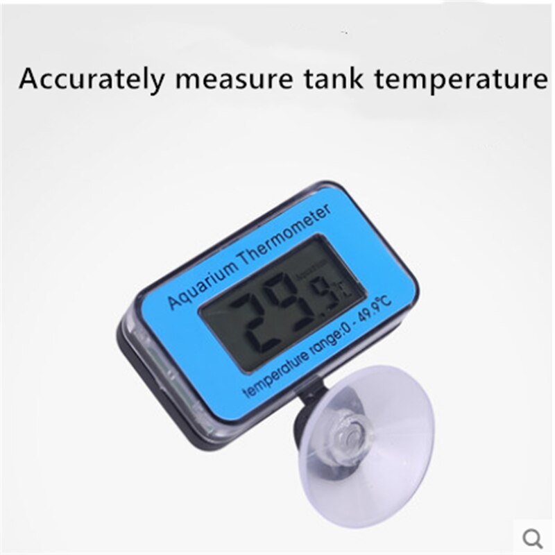 Thermometer Fish Liquid Crystal Thermometer Electronic Temperature Measuring Tank Aquarium Tropical Tish