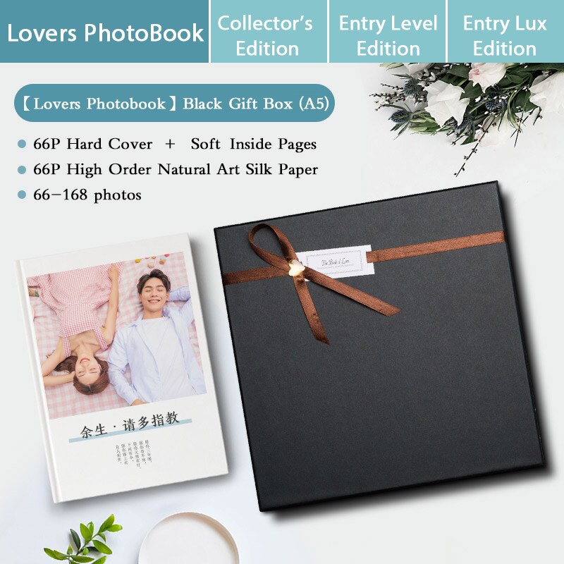 Custom Made Fotoboek Print Uw Foto Album Herdenking Foto Albums Foto Boek Afdrukken Liefhebbers: 66P Lovers Photobook