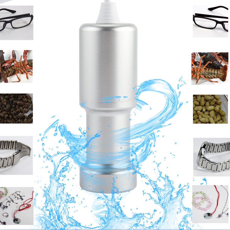 Ultrasonic Cleaning Portable Ultrasonic Fruits Eyeglass Cleaner Necklace Jewelry Cleaning Machine Sonic Cleaner