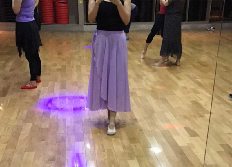Hoerev Belly Dance drielaagse chiffon zoom rok (niet inclusief riem