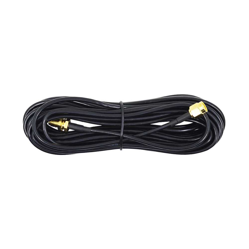 CHIPAL 10M 12M 15M 20M RG174 RP-SMA Cable de extensión macho a hembra alimentador de alambre Coaxial WiFi tarjeta de red LAN antena del Router