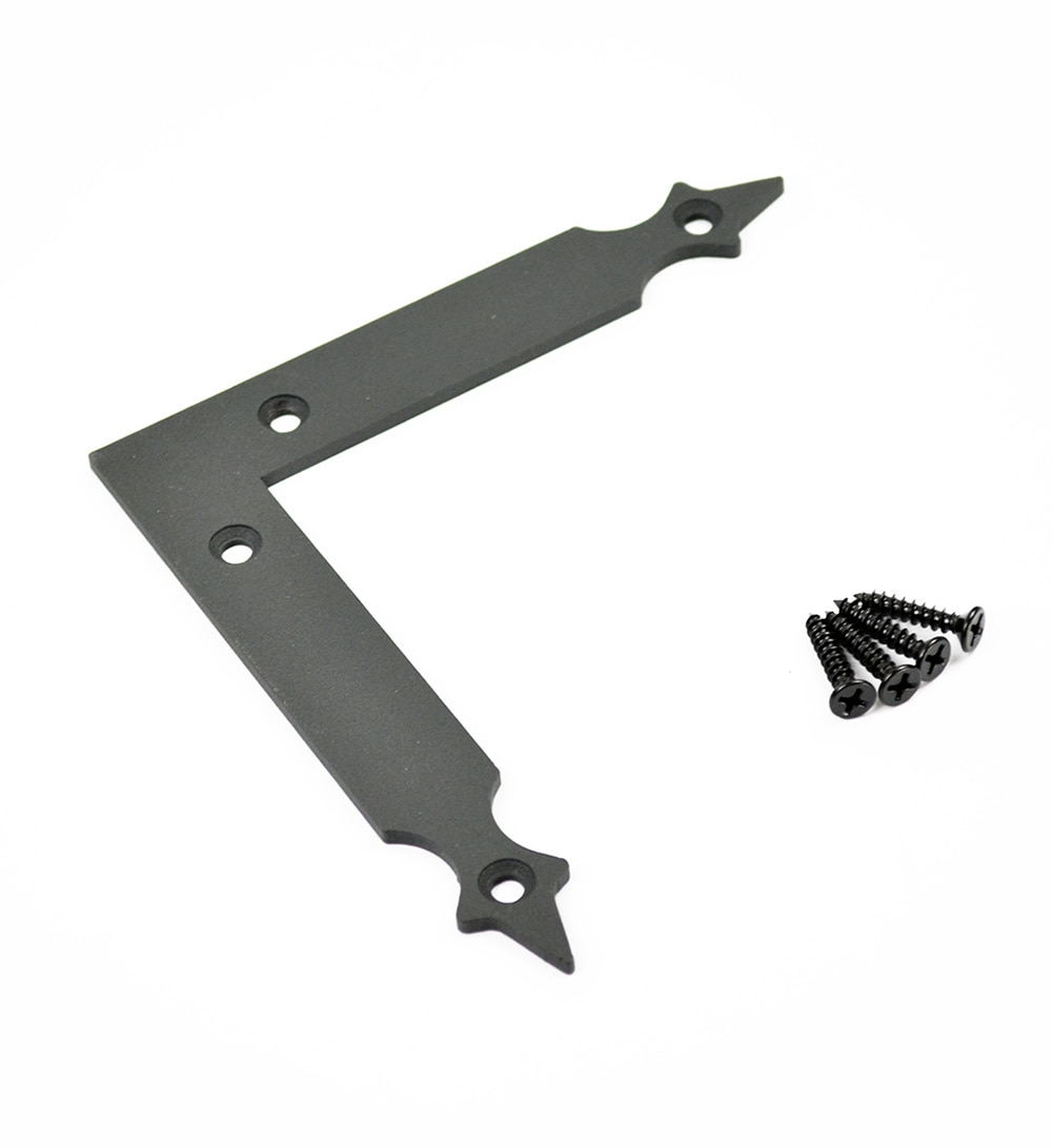 DIYHD 125mm barn door slab L bracket sliding barn door decorative corner bracket hardware