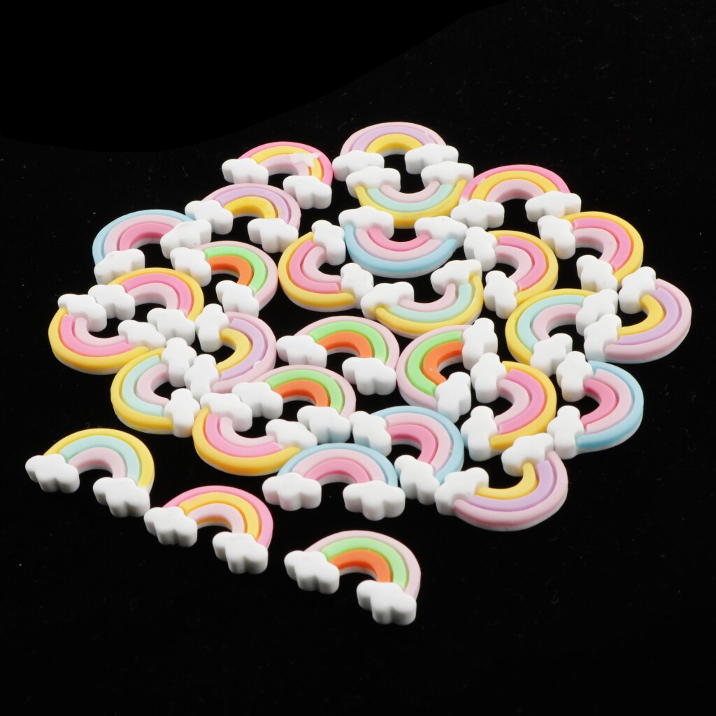 30pcs Miniature DIY Rainbows Craft Micro Landscape Decorations