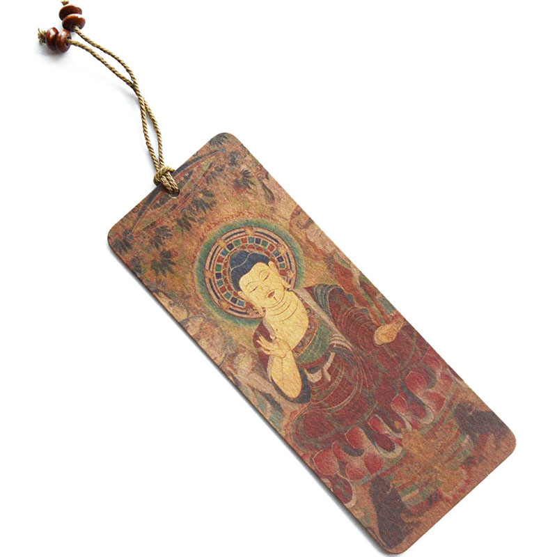10 kpl/setti dunhuang mogao luolat seinämaalaukset kirjanmerkit pahvi kirjateline viestikortti paperitavarat
