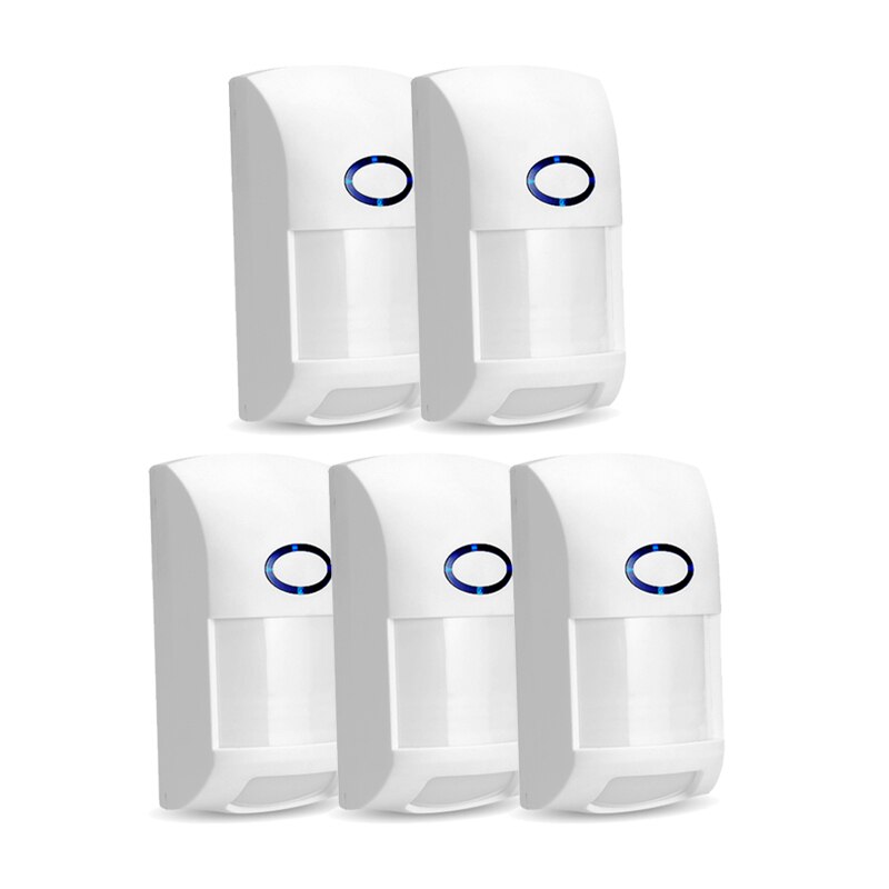 Smart Tuya Home WIFI Wireless Remote Infrared Motion Sensor Alarm Remote Control Compatible With Alexa Google Home PIR: 5PCS