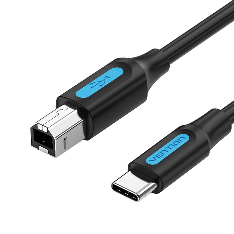 Tions USB C zu USB Drucker Kabel für MacBook Profi Scanner Fax maschine HP Kanon Dell Samsung Drucker Typ C 2,0 druck Kabel 2m: 0,5 m