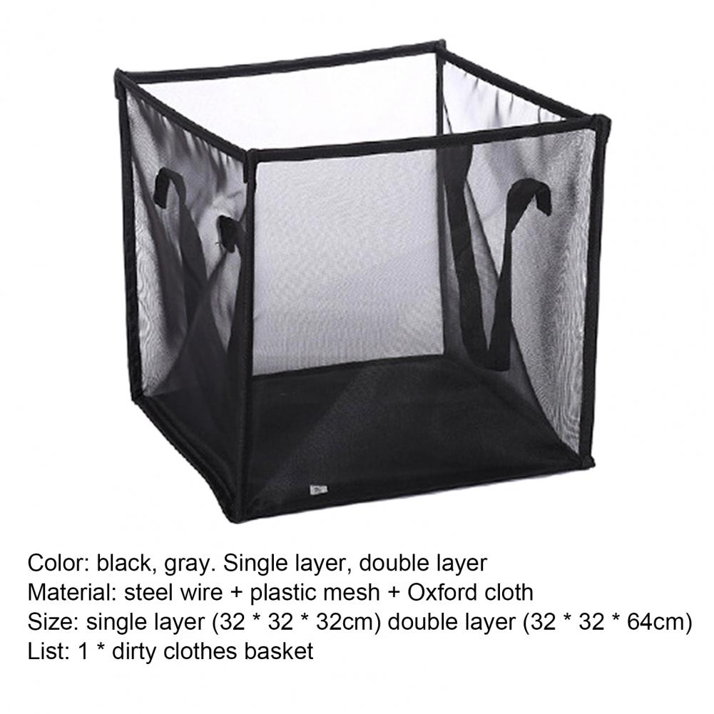 Cesta de ropa sucia plegable Pop Up, cesta de clasificación de ropa sucia de malla abierta, cesto de almacenamiento para el hogar, bolsas organizadoras para ropa sucia, dormitorio universitario