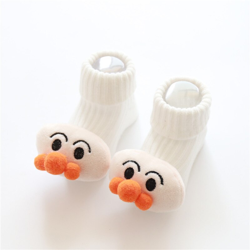Baby Katoenen Sokken Peuter Anti-slip Vloer Sok Baby Jongens Meisjes 3D leeuw Kids Hoge Sokken Losse Slang 0-3Years