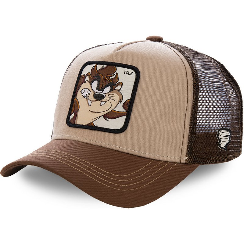 DAFFY COYOTE-gorra de béisbol con de conejo para hombre y mujer, gorro de béisbol con estampado de dibujos animados, Snapback TAZ ROAD, triangulación de envíos: TAZ Khaki