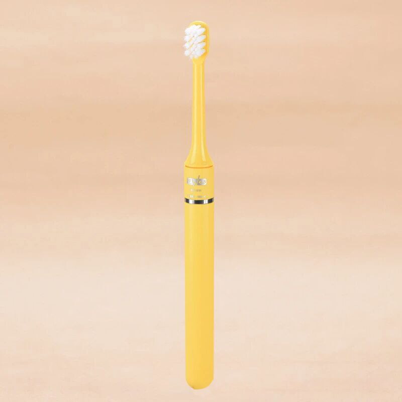 Portable Electric Toothbrush Powerful Sonic Cleaning Home Young Edition Whitening Toothbrush for Adults and Kids: Yellow