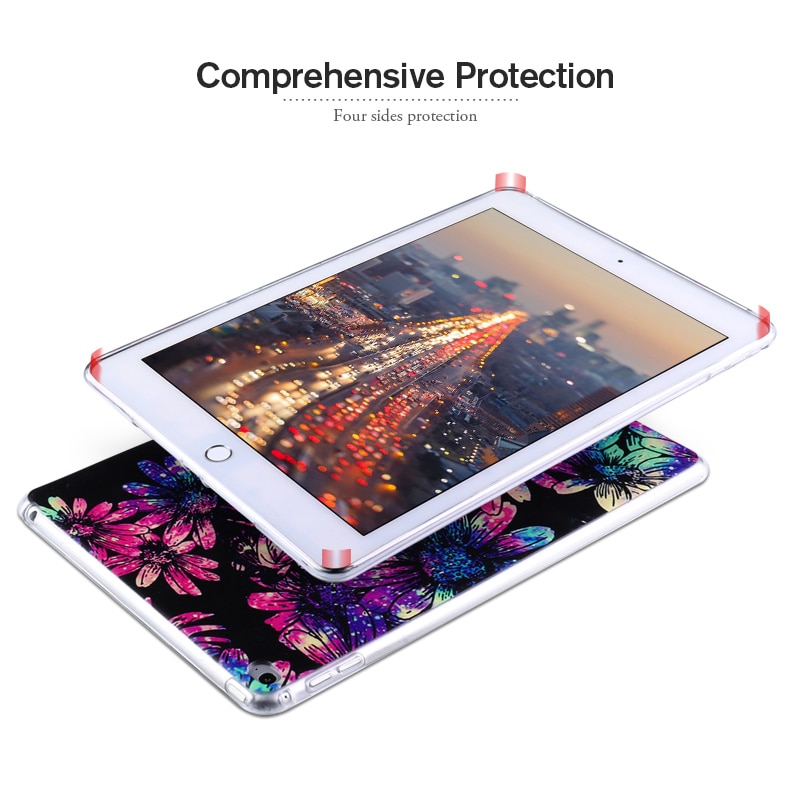 Dipinto Tablet Custodia in pelle per Lenovo Tab M7 TB-7305F TB-7305X TB-7305I Caso Coque Molle Del Silicone TPU Del Modello Del Fumetto Tablet Funda Copertura