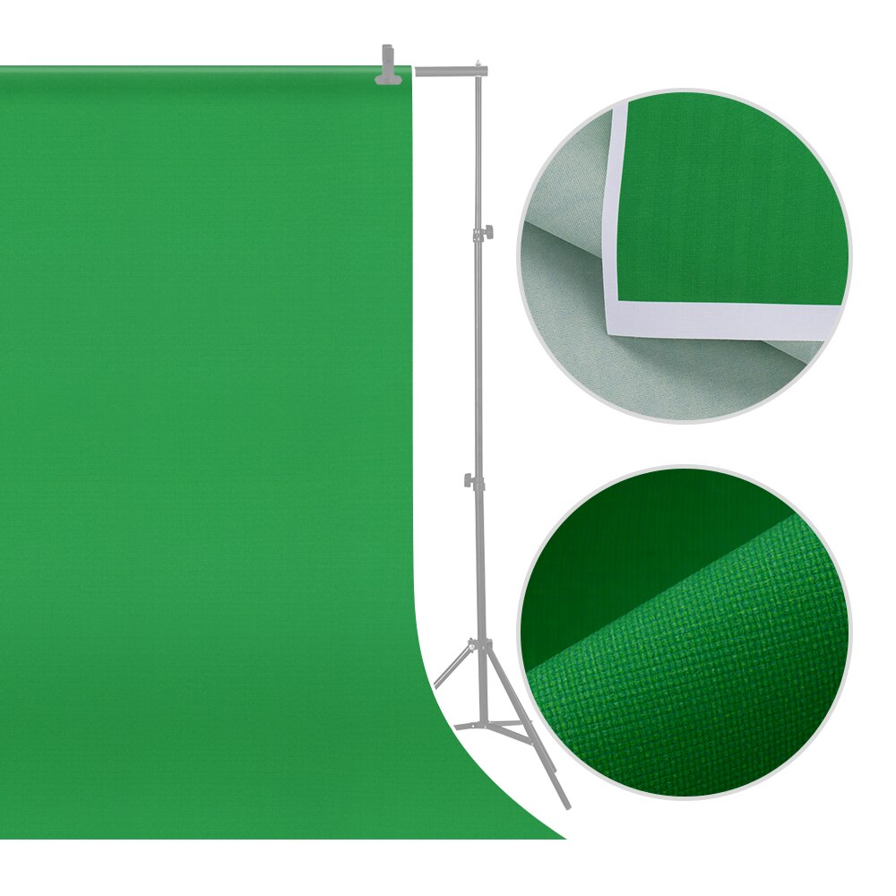 1.5 * 2.1m/ 5 * 7ft Vinyl Photography Background Screen Green Grey White Portrait Photography Backdrops Photo Studio Props