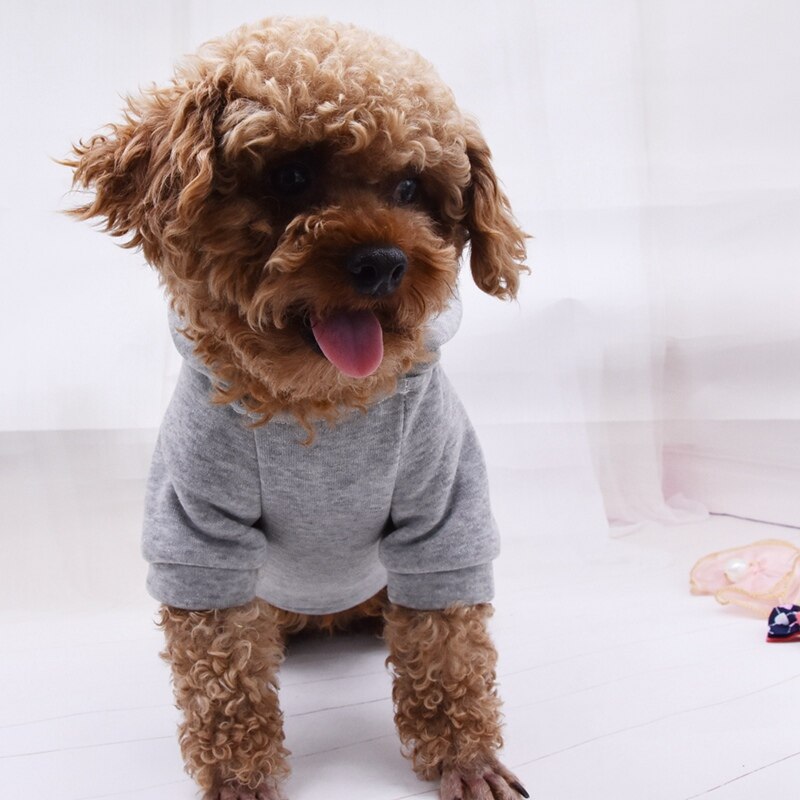 Pet Cute 2 Legged Hoodie Autumn Winter Thickening Warm Dog Clothes Outfit Tops Hooded Sweater For Dogs 2 2 2 2 1
