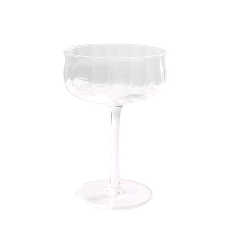 Taza de postre de vidrio Simple para cóctel, cuenco para helado, cuencos para platos fríos, contenedor de Yogurt para aperitivos, bodas, bares y fiestas, 1 ud.: Transparent - D