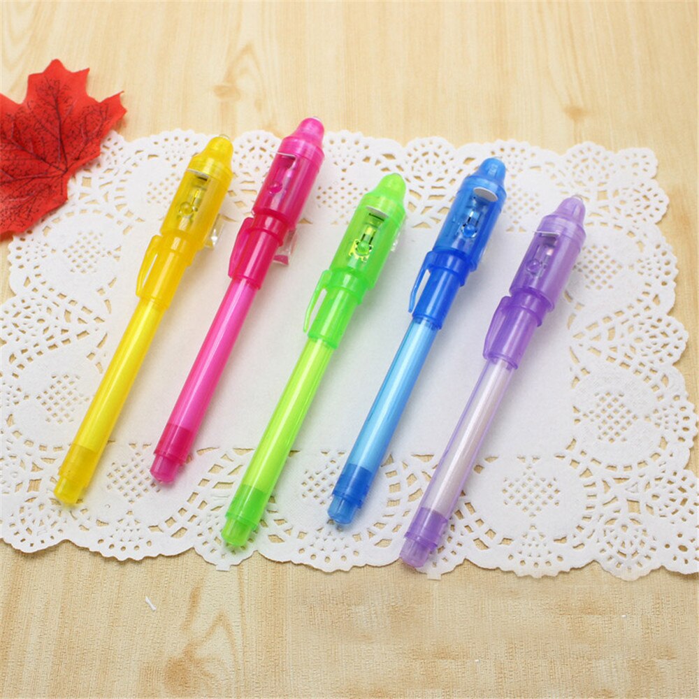 1# Invisible Ink Pen 20ml Multifunction Magic Led Lights Light Yanchao Invisible Pen Magic Light Pen For Drawing Party