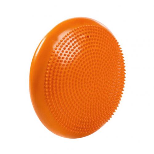 33cm Yoga Gym Inflatable Stability Wobble Balance Massage Pad Non-slip Mat Disc Cushion for posture balance flexibility training: Orange