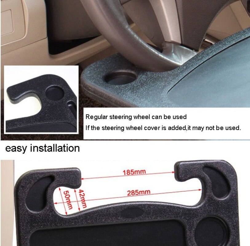 computer portatile per auto supporto da scrivania supporto per volante mangiare lavoro bere cibo caffè merci vassoio accessori per auto