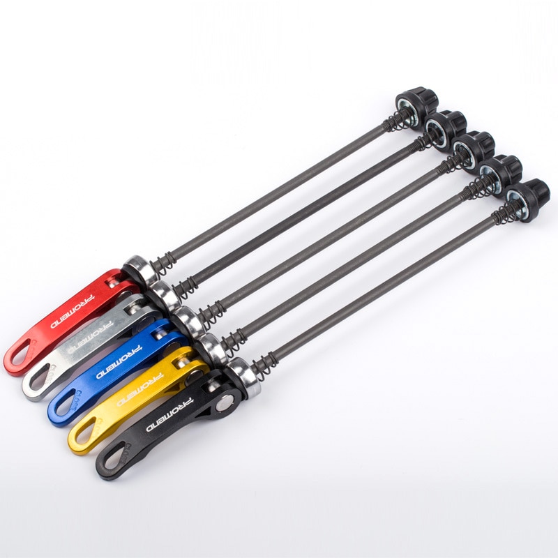 Letvægts transportabel cykel forbaghjulsspyd til mtb aluminiumslegering cykelhjulnav quick release spyd cykeldele