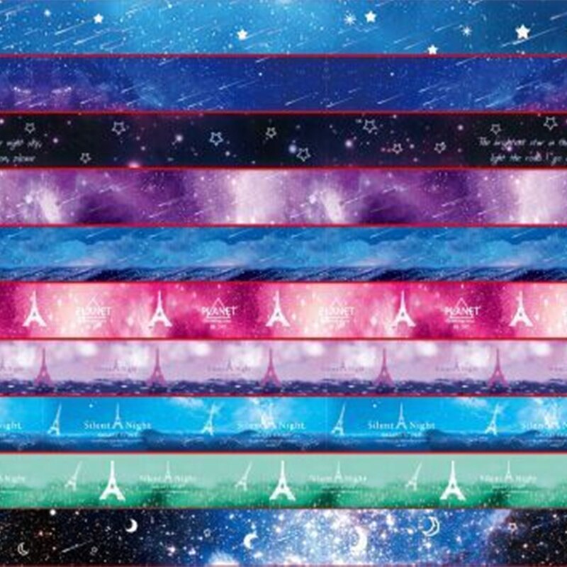 Small Thin 1Pcs Washi Tape 2M*1.5CM Paper DIY Planner Masking Tape Adhesive Tapes Stickers Decorative Stationery Tapes