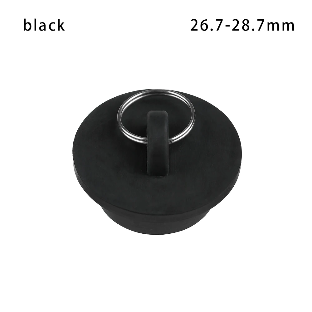 Ronde Bad Drainage Stopper Siliconen Afvoerputje Plug Rubber Keuken Bad Riool Putdeksel Sink Plug Badkamer Benodigdheden: WHITE