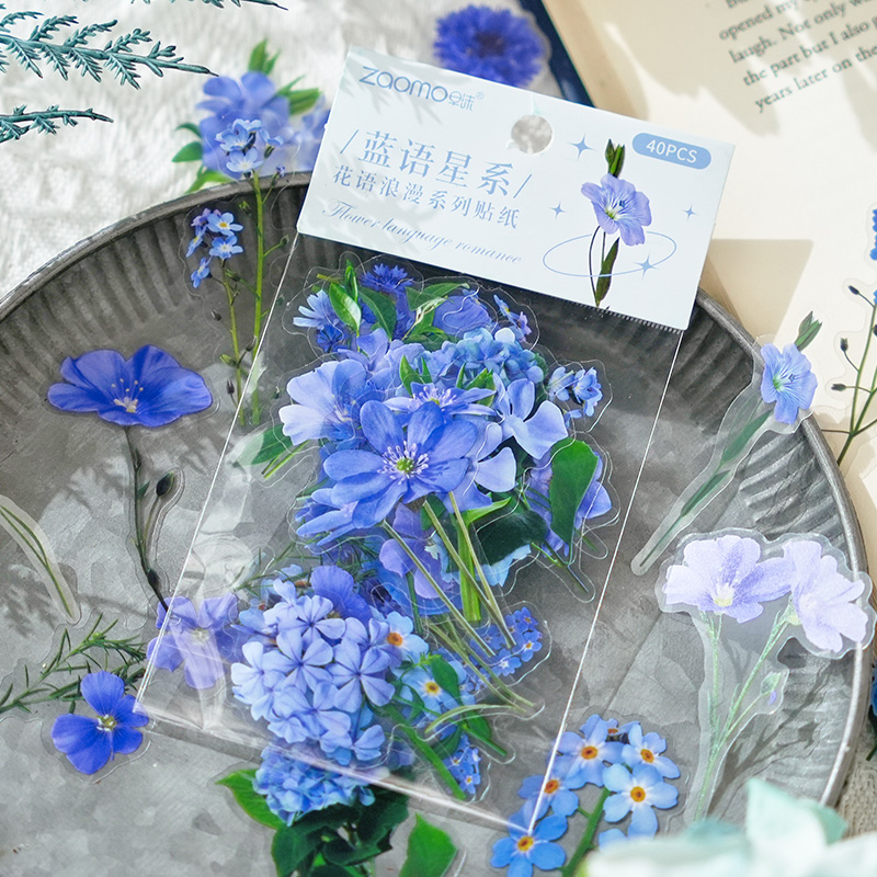 40 Uds colección de plantas hoja verde pegatinas decorativas para mascotas etiqueta para álbum de recortes diario papelería álbum teléfono taza diario planificador