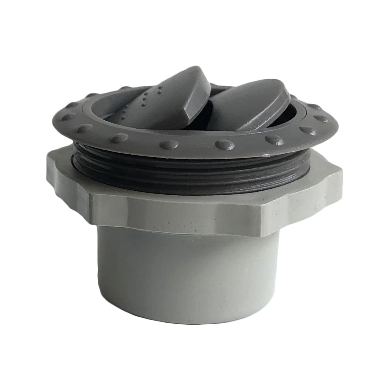 Universal 60mm 2.35" Round A/C Air Outlet Vent for RV Bus Boat Yacht Auto Car Air Conditioner Vent Replacement Parts Accessories: Gray