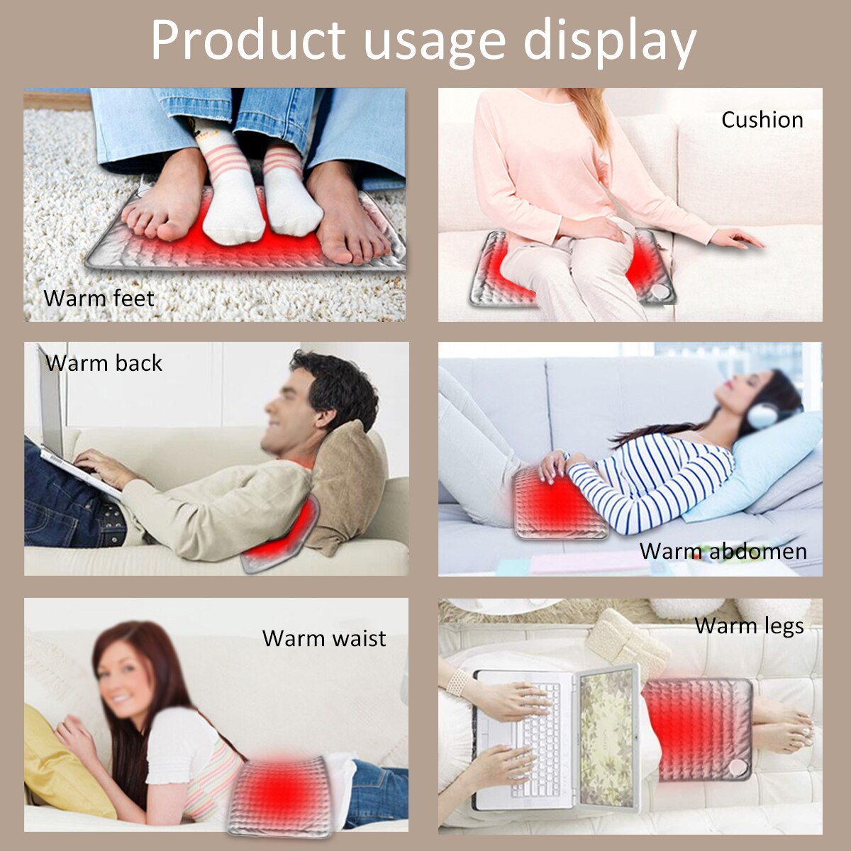Multi-functional Winter Electric Blanket Heating Pad ,Rapid Heating and Heating Uniformity