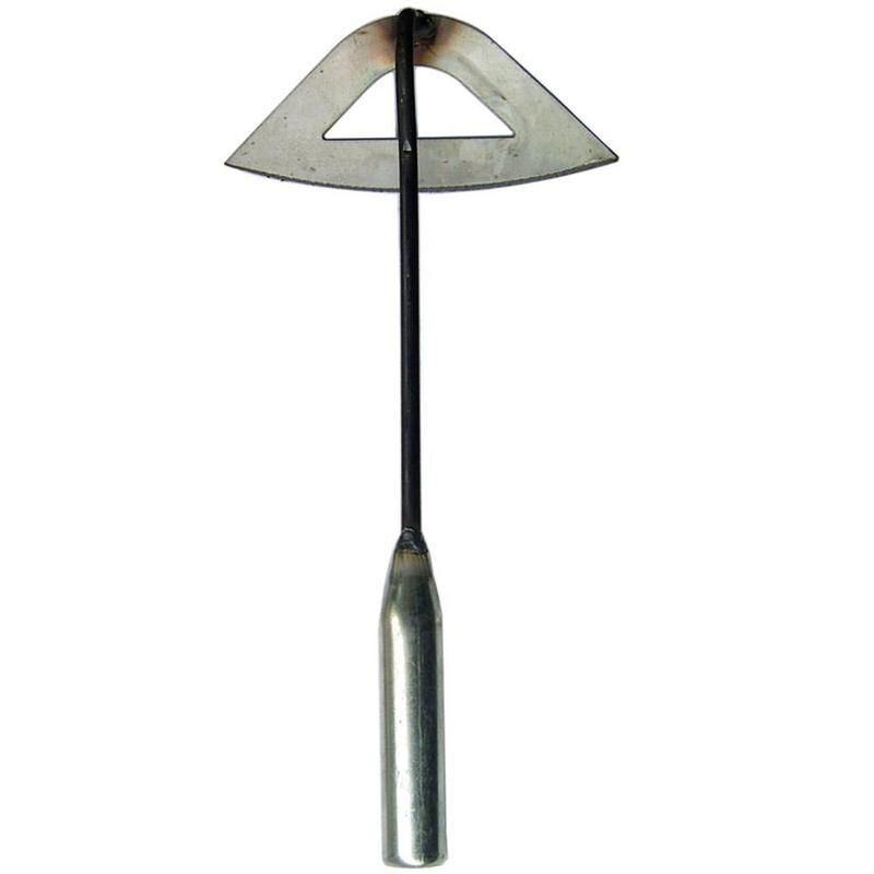 Zappa cava temprata in acciaio rastrello per diserbo portatile piantare ortaggi attrezzi da giardino attrezzi per l'agricoltura accessori per diserbo: Default Title
